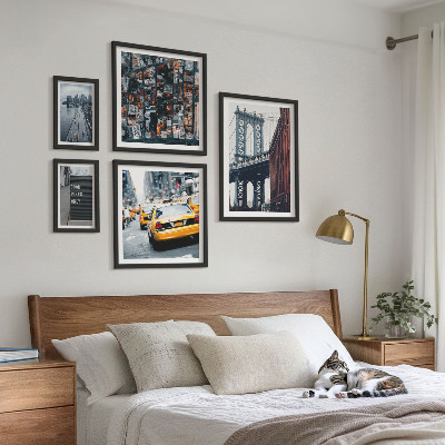 Dekorációs kép készlet nappaliba New York lenyűgöző panorámája