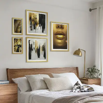 Glamour stílusú növényarcok prémium keretezett képválogatás
