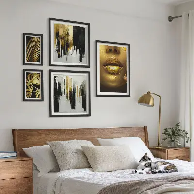 Glamour stílusú növényarcok prémium keretezett képválogatás