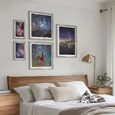 Galaxisok kozmikus tájképei képkészlet nappaliba