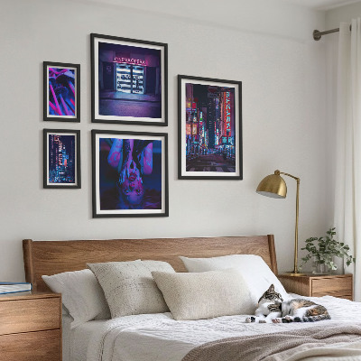 Prémium keretezett kép válogatás Neon éjszakai városképek