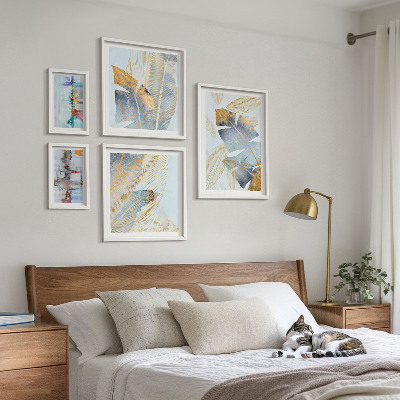 Dekorációs kép készlet nappaliba Modern növényi motívumok