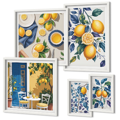 Képkészlet nappaliba Citrusos provence-i konyha