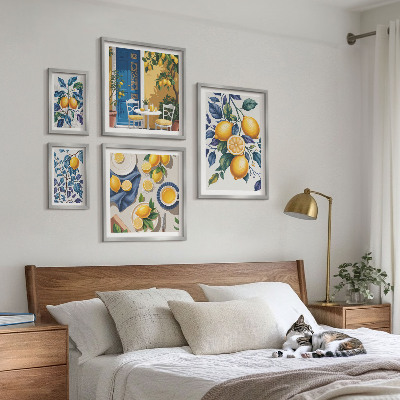 Képkészlet nappaliba Citrusos provence-i konyha