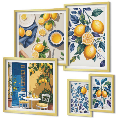Képkészlet nappaliba Citrusos provence-i konyha