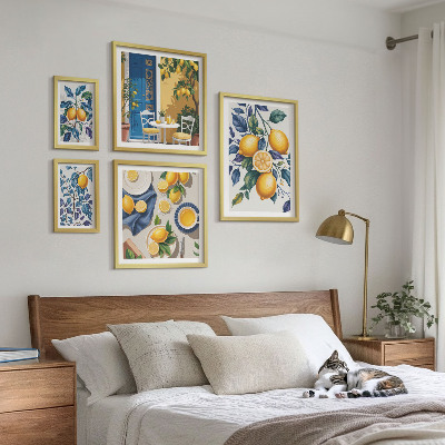 Képkészlet nappaliba Citrusos provence-i konyha