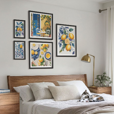 Képkészlet nappaliba Citrusos provence-i konyha