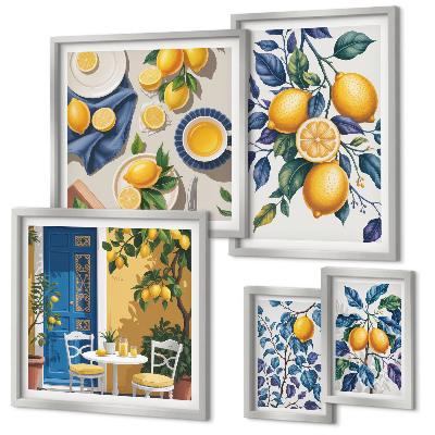 Képkészlet nappaliba Citrusos provence-i konyha