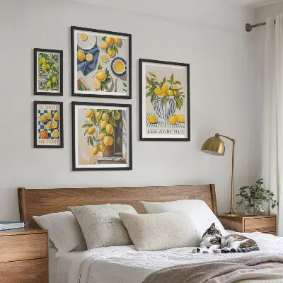 Citrusos provence-i dekorációk prémium keretezett képválogatás