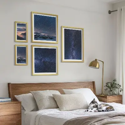 Kozmikus égboltok dekorációs képszett nappali falikép készlet