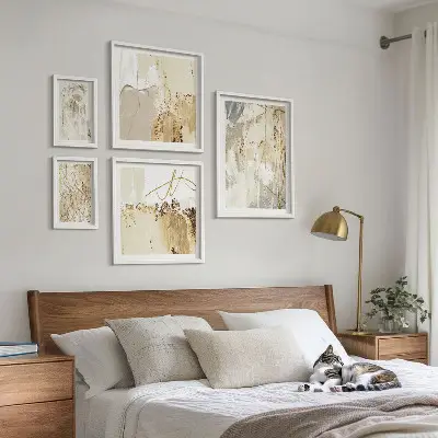 Absztrakt minimalista kompozíciók képkészlet nappaliba