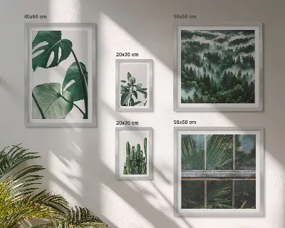 Növényi inspirációk a trópusokról prémium keretezett kép válogatás