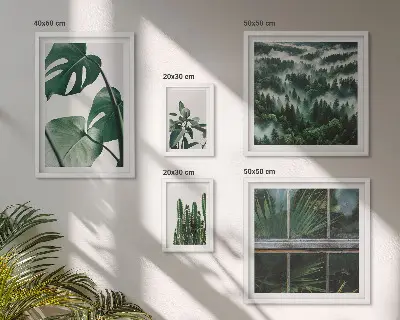 Növényi inspirációk a trópusokról prémium keretezett kép válogatás