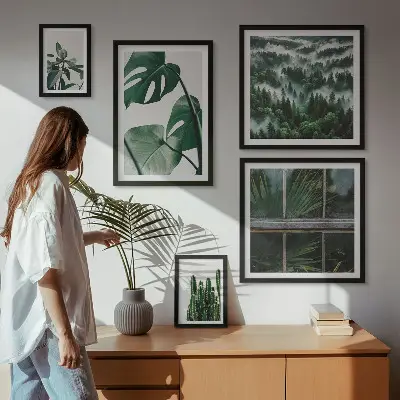 Növényi inspirációk a trópusokról prémium keretezett kép válogatás