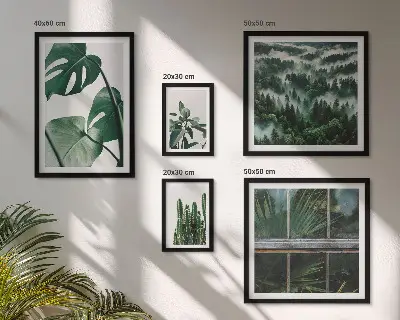 Növényi inspirációk a trópusokról prémium keretezett kép válogatás