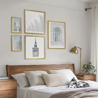 Képkészlet nappaliba Modern építészeti minimalizmus