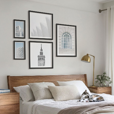 Képkészlet nappaliba Modern építészeti minimalizmus