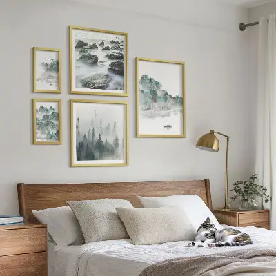 Békés tájak vízzel prémium keretezett képválogatás