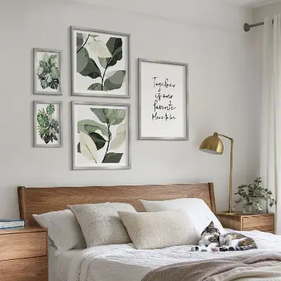 Modern növényi inspirációk képkészlet nappaliba