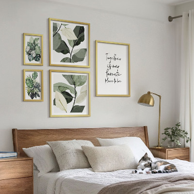 Képkészlet nappaliba Modern növényi inspirációk