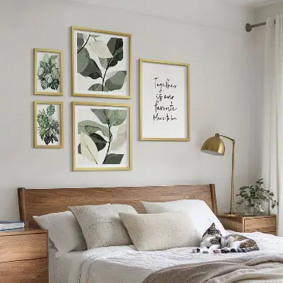 Modern növényi inspirációk képkészlet nappaliba