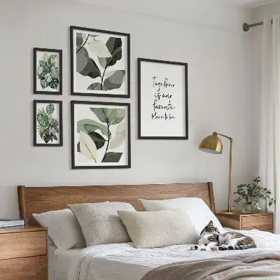 Modern növényi inspirációk képkészlet nappaliba