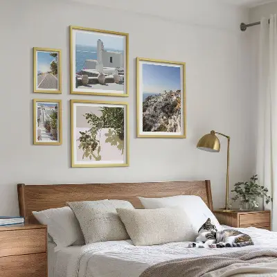 Santorini festői kilátásai képkészlet nappaliba