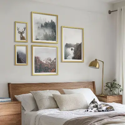 Vadvilági tájak dekorációs kép készlet nappaliba