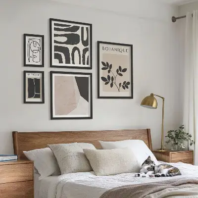 Stílusos minimalista grafika képkészlet nappaliba