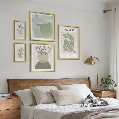 Dekorációs kép szett nappaliba modern absztrakt stílusban