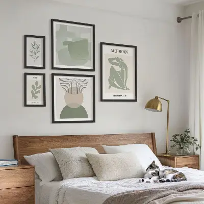Dekorációs kép szett nappaliba modern absztrakt stílusban
