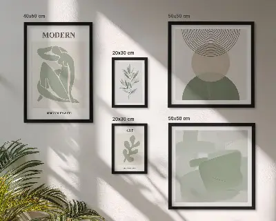 Dekorációs kép szett nappaliba modern absztrakt stílusban