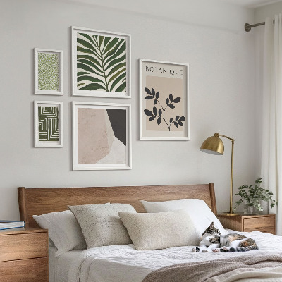Dekorációs kép készlet nappaliba Modern növényi inspirációk