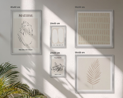 Képkészlet nappaliba Minimalista stílusú formák