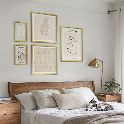 Képkészlet nappaliba Minimalista stílusú formák