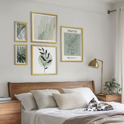 Képkészlet nappaliba Növényi inspirációk a természetből