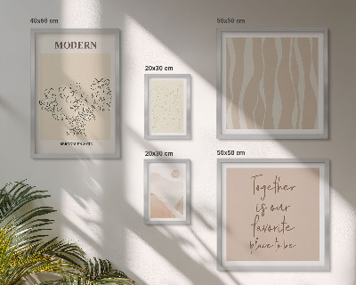 Dekorációs kép készlet nappaliba Modern minimalista stílusú szett
