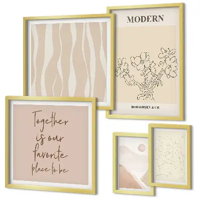 Dekorációs képkészlet modern minimalista stílusú nappali dekoráció