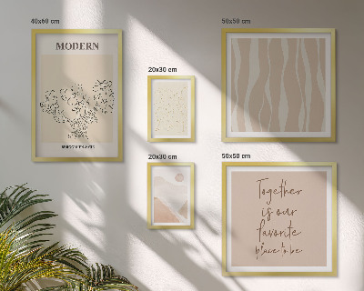 Dekorációs kép készlet nappaliba Modern minimalista stílusú szett