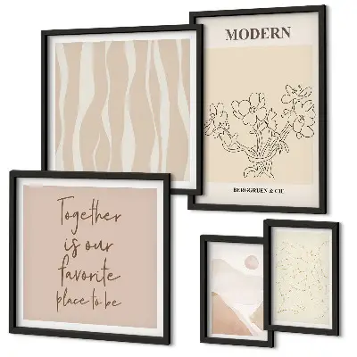 Dekorációs képkészlet modern minimalista stílusú nappali dekoráció
