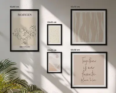 Dekorációs képkészlet modern minimalista stílusú nappali dekoráció