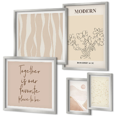 Dekorációs kép készlet nappaliba Modern minimalista stílusú szett