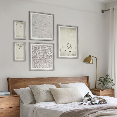 Dekorációs kép készlet nappaliba Minimalista madárfestés