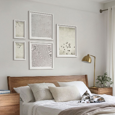 Dekorációs kép készlet nappaliba Minimalista madárfestés