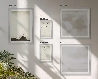 Ipari madárraj fali dekoráció képkészlet nappaliba