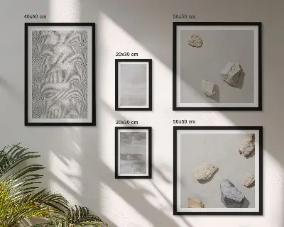 Képkészlet nappaliba modern minimalista textúrákkal