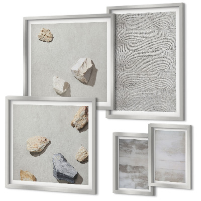 Képkészlet nappaliba Modern minimalista textúrák