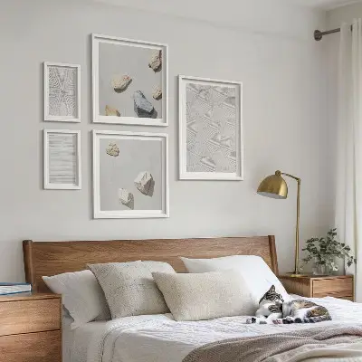 Geometrikus karton kövek prémium keretezett képválogatás