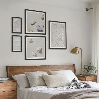 Geometrikus karton kövek prémium keretezett képválogatás