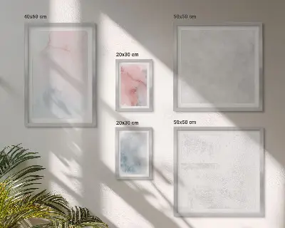 Pasztell akvarell textúrák prémium keretezett kép